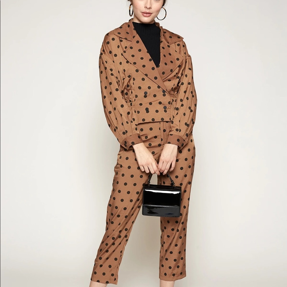Polka dot suit